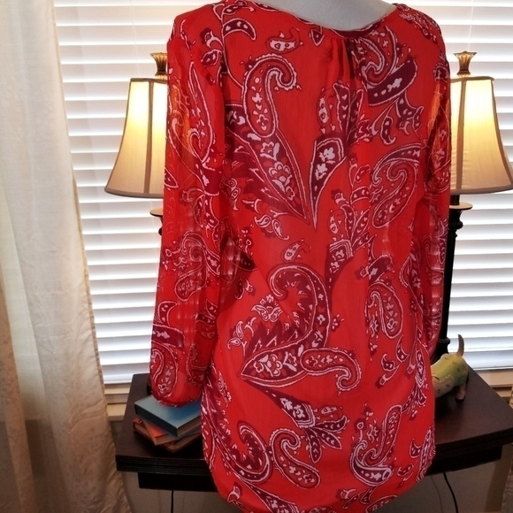 Old Navy sz sm tunic top tomato color - Picture 4 of 6